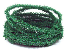 Dollhouse Miniature 10 Ft Mini Pine Roping Green